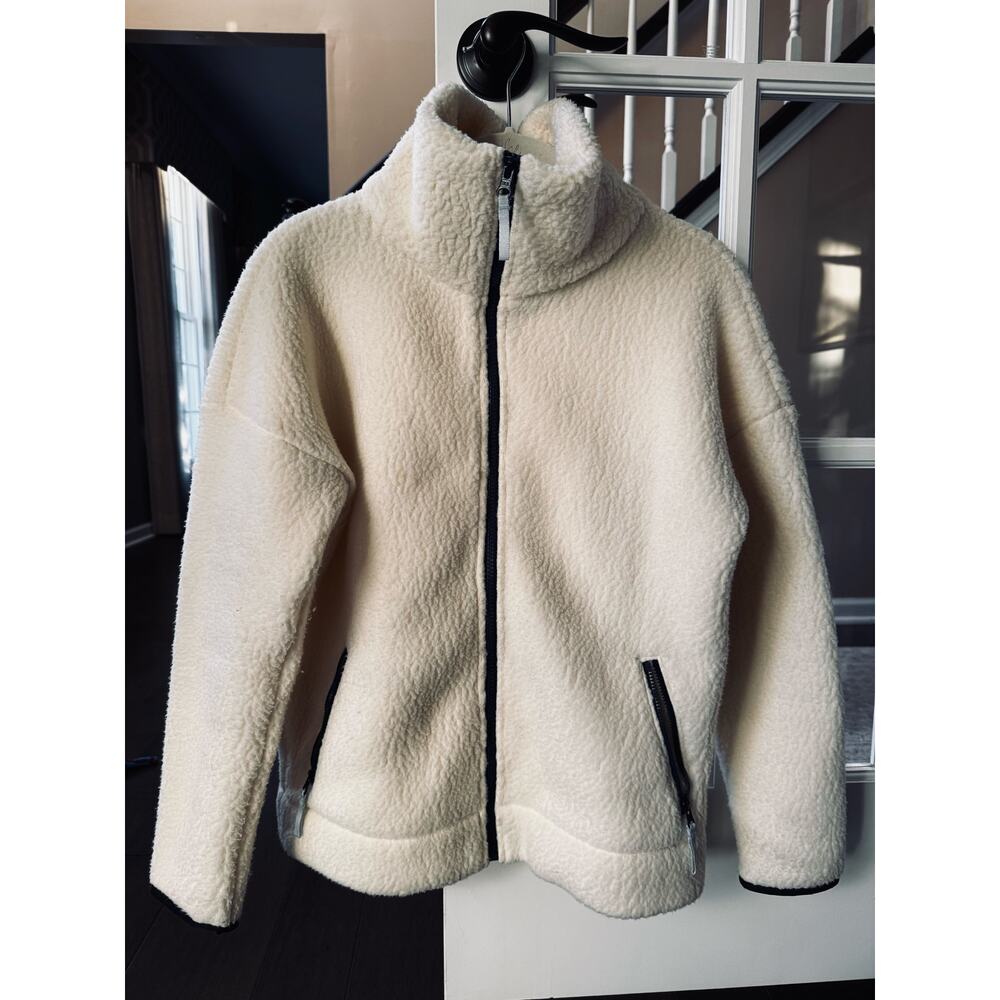 JCrew Sherpa Zip